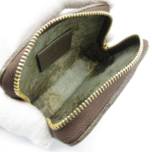 GUCCI Double G Playing Card Set Wallet/Coin Case Wallet Coated Canvas Leather... - Picture 6 of 11